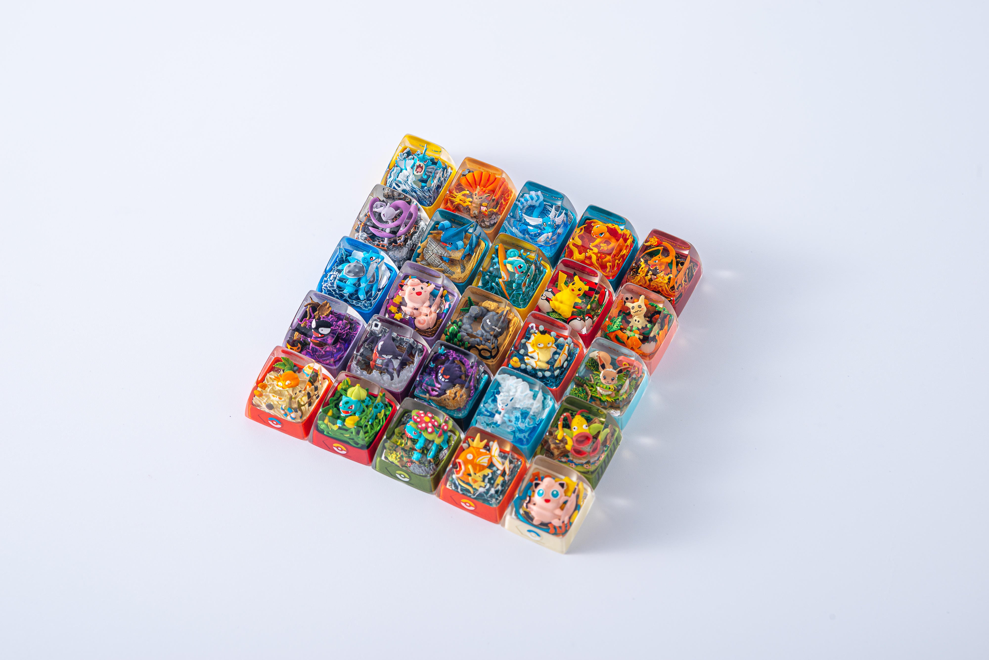 Handgefertigte Tastenkappen aus Kunstharz – Mechanische Gaming-Tastatur, coolste Geschenke für ihn, sie, Männer oder Frauen – 1 Packung 