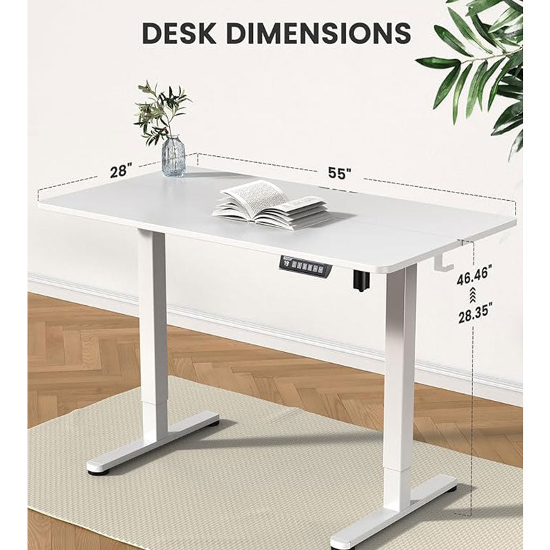 Height Adjustable Electric Standing Desk,  Sit Stand up Desk, Memory Computer Home Office Desk