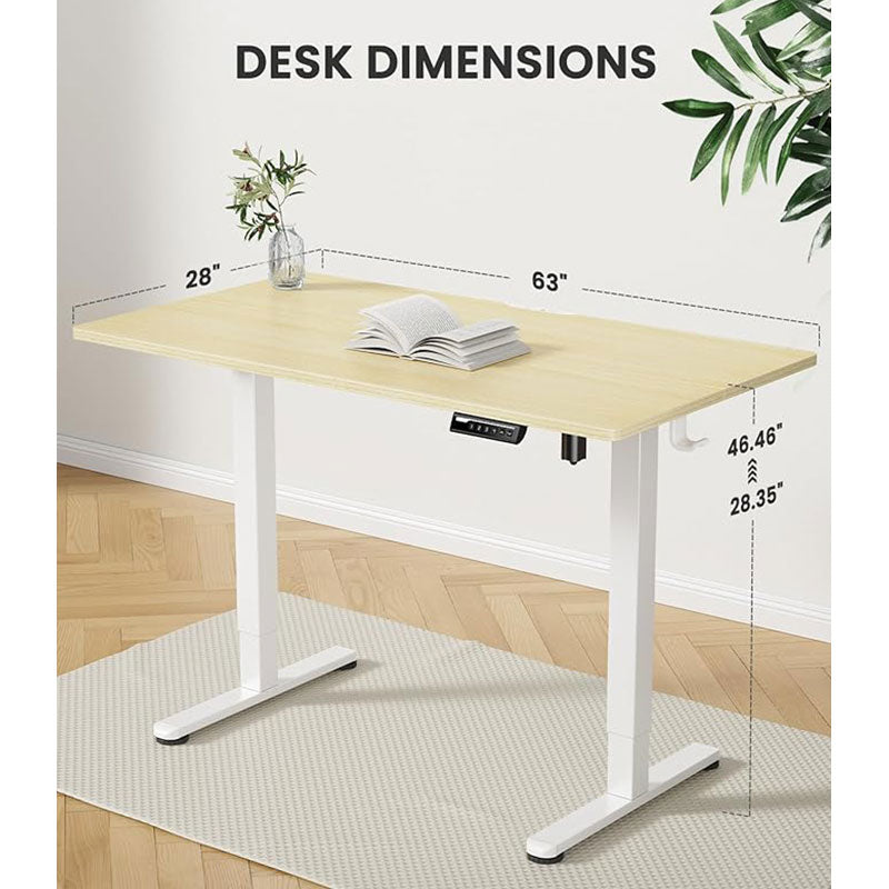 Height Adjustable Electric Standing Desk,  Sit Stand up Desk, Memory Computer Home Office Desk
